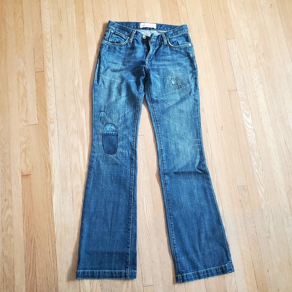 Rare Paper Denim & Cloth Rainbow Stitch Jeans - Picture 1 of 7